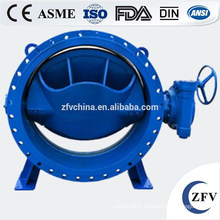 Double flange double eccentric butterfly valves